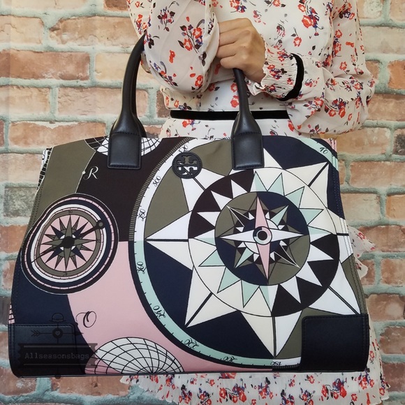 Tory Burch Handbags - ❗️❗️SALE Tory Burch nylon LARGE tote CONSTELLATION